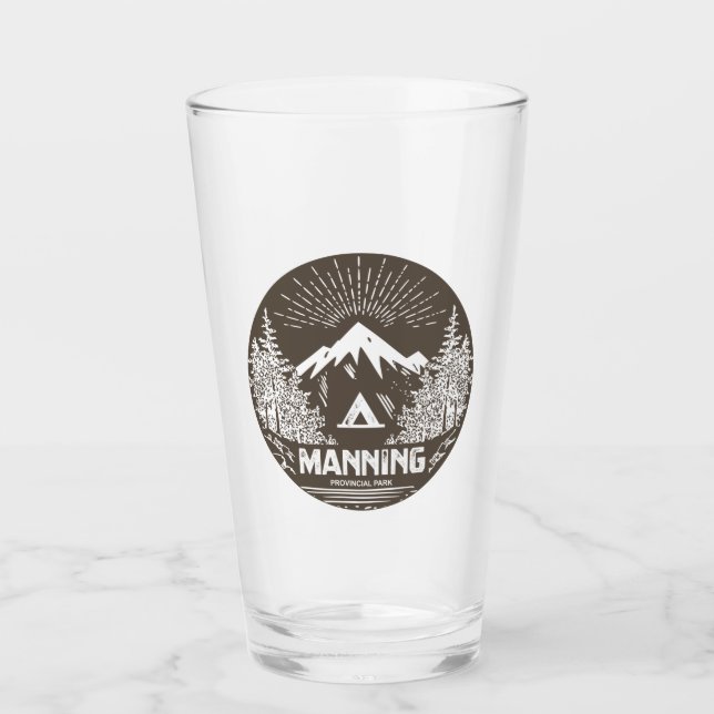 Manning Provincial Park Glas (Vorderseite)