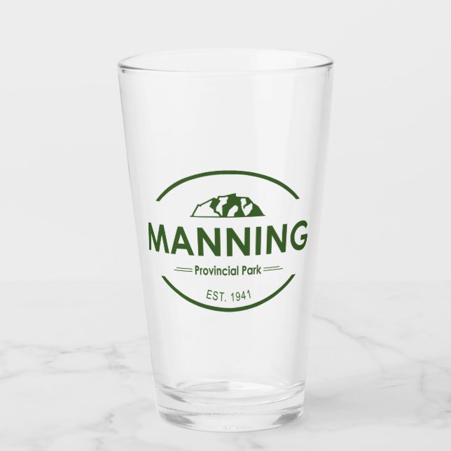 Manning Provincial Park Glas (Vorderseite)