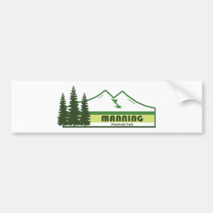 Manning Provincial Park Grüne Streifen Autoaufkleber