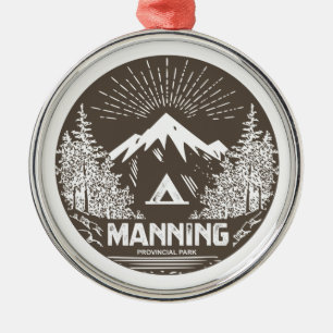 Manning Provincial Park Ornament Aus Metall