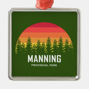 Manning Provincial Park Ornament Aus Metall