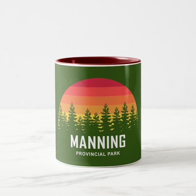 Manning Provincial Park Zweifarbige Tasse (Mittel)