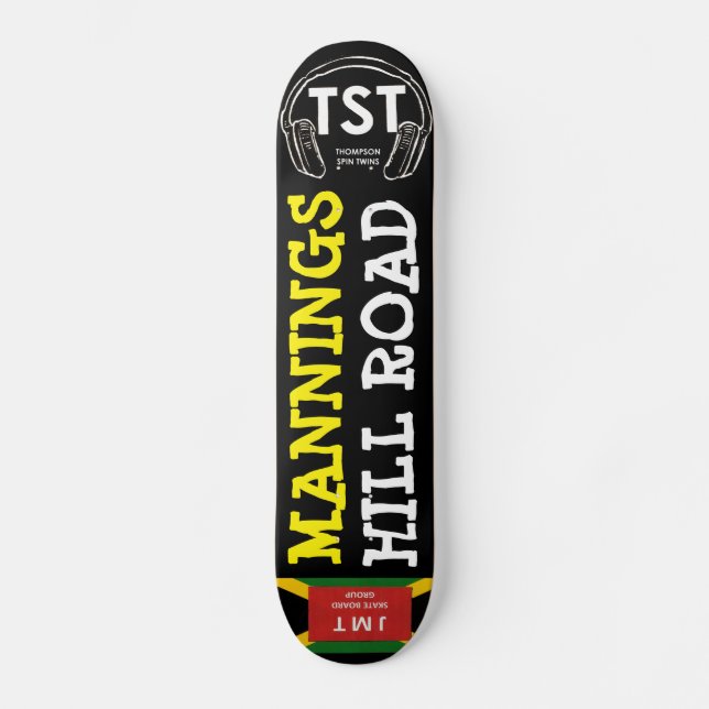 MANNINGS HILLE ROAD Skateboard (Vorderseite)