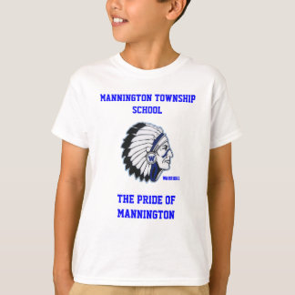 MANNINGTON TOWNSHOOL KIDS RINGER TEE SHIRT