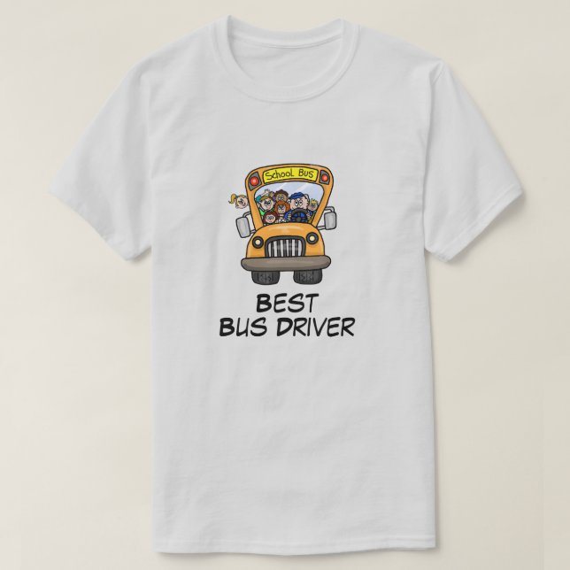 Männlich - Best School Bus Driver T - Shirt (Design vorne)