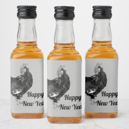 männlich galinaktisch, Hahn Personalisiert Alkoholflaschenetikett