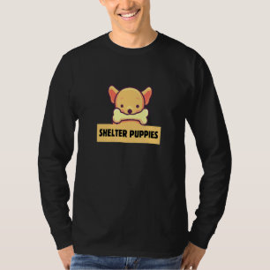 Männliche Adoption Unterkünfte Welpen Tierfütterun T-Shirt