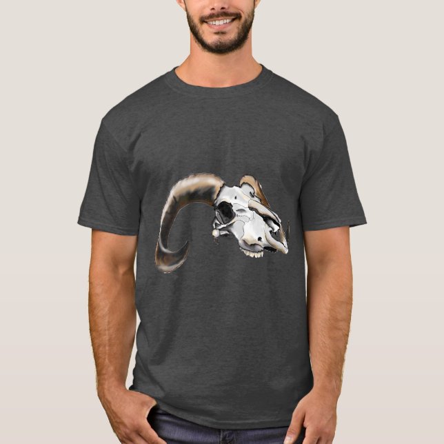 Männliche Bighorn-Schafe T-Shirt (Vorderseite)