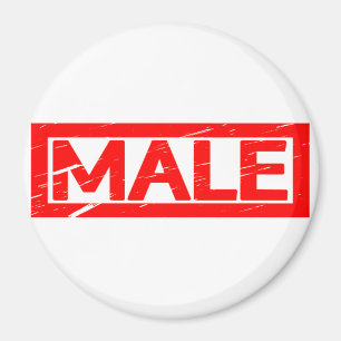 Männliche Briefmarke Magnet