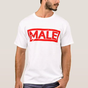 Männliche Briefmarke T-Shirt