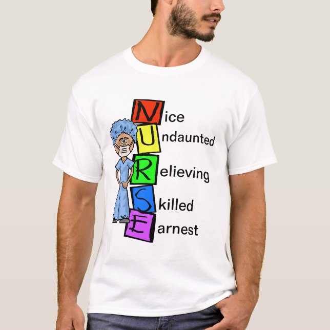 Männliche chirurgische Nuse Akronymn Hemd anpassen T-Shirt (Vorderseite)