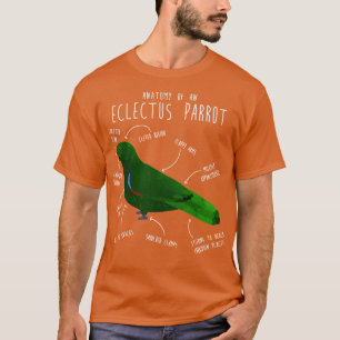 Männliche Eclectus-Anatomie T-Shirt