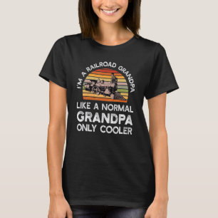 Männliche Eisenbahn I ist eine Eisenbahn Opa Cool T-Shirt