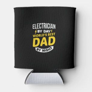 Männliche Elektriker bei Tag Welten besten Vater b Dosenkühler