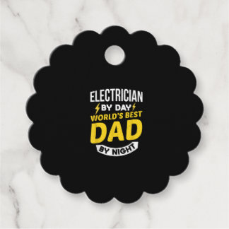Männliche Elektriker bei Tag Welten besten Vater b Geschenkanhänger