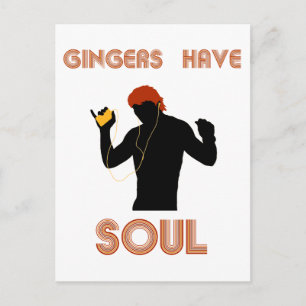 Männliche Gingers haben Soul Postkarte