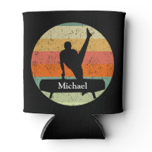 Männliche Gymnastik Maler Gymnastik bei Sonnenunte