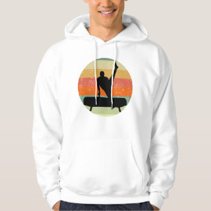 Männliche Gymnastik Männliche Gymnastik bei Sonnen Hoodie