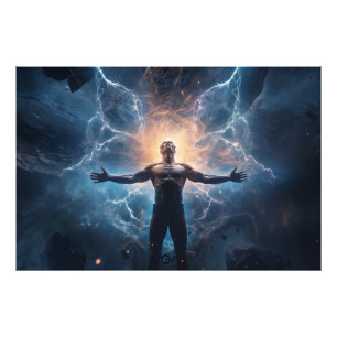 Männliche himmlische Energie I Fotodruck