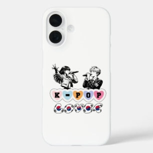 Männliche Idols singen KPop Hearts Korea Lover iPhone 16 Hülle
