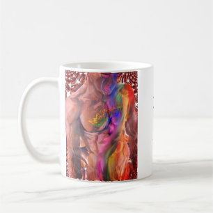 Männliche Körper-Tätowierung 3 Kaffeetasse