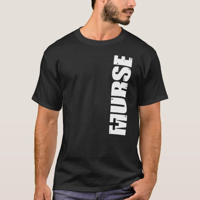 Männliche Krankenschwester Murse medizinisches T-Shirt (Vorderseite)