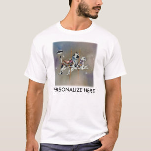 Männliche leichte T-Shirts — Karussell-Katzen-Q
