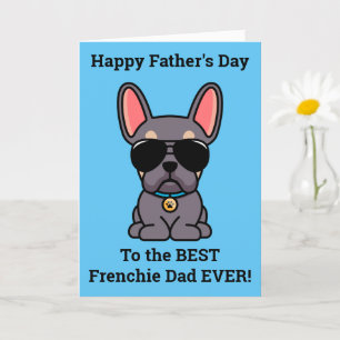 Männliche Lilac Tan French Bulldog Vatertag Card Karte