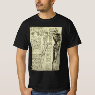 Männliche Muskeln der menschlichen Anatomie von Le T-Shirt