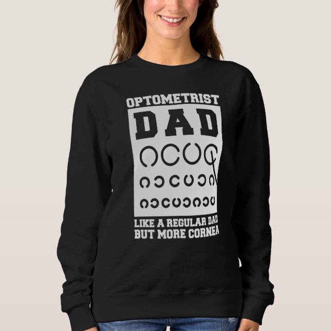Männliche Optometrie für einen optemetrischen Vate Sweatshirt (Vorderseite)