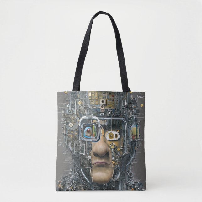 Männliche Robotertechnologie Masculine Man Purse B (Vorderseite)