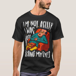 Männliche Ruheaugen T-Shirt