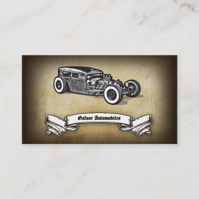 Männliche Sammlung Visitenkarte (Vorderseite)