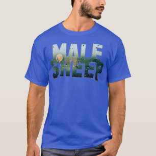 Männliche Schafe T-Shirt