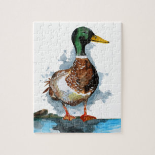Männliche Stockente Puzzle