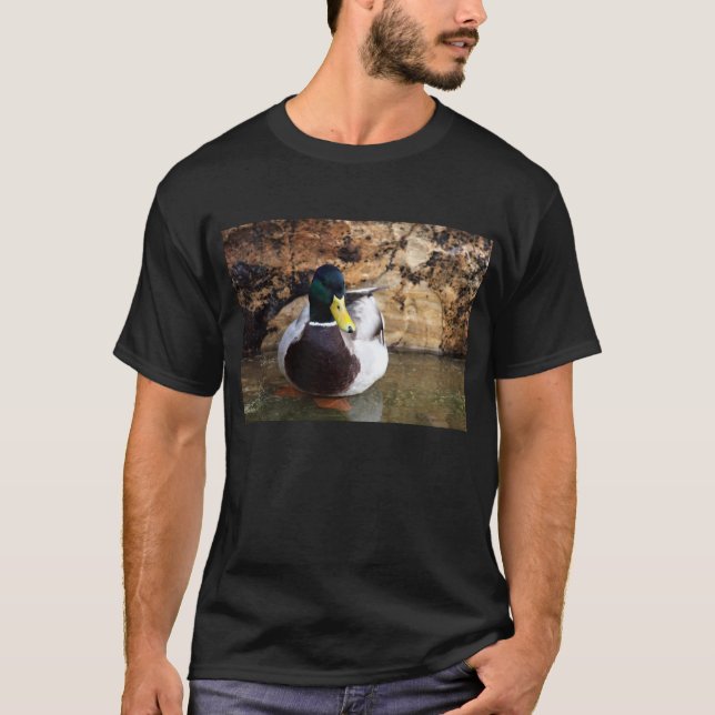 Männliche Stockenten-Ente T-Shirt (Vorderseite)