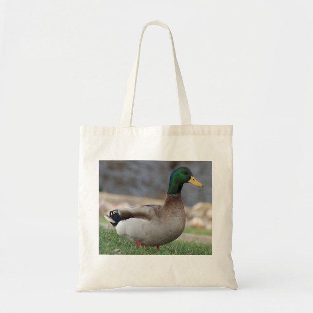 Männliche Stockenten-Enten-Taschen-Tasche Tragetasche (Vorne)