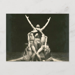 Männliche Tänzer 1934 Postkarte