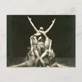 Männliche Tänzer 1934 Postkarte