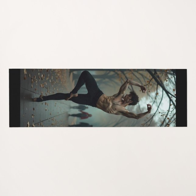 Männliche Tänzerin Yogamatte (Vibrant full color print designed to last
Wipe clean with a damp cloth after every use!)