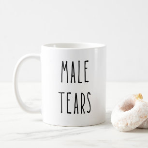 Männliche Tränen Kaffeetasse