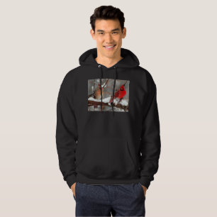 männliche und weibliche Kardinal Hoodie