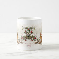 Männliche und weibliche Kardinals-Tasse