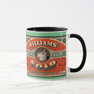 Männliche Vintage Barbersche-Shave-Tasse Tasse
