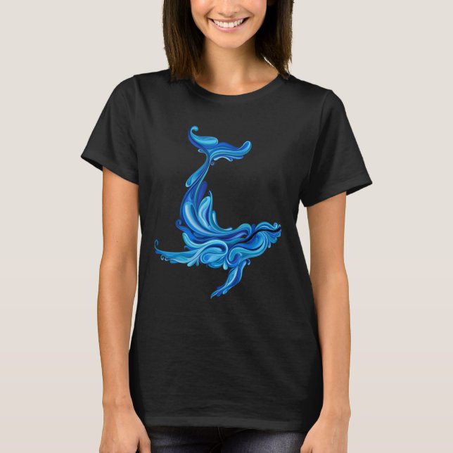 Männliche Walarten Whale Rassen Art Whale T-Shirt (Vorderseite)