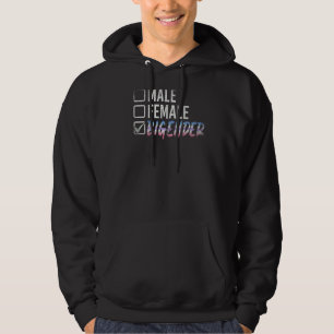 Männliche weibliche Geschlechterflagge Gleichheit  Hoodie