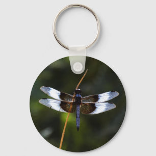 Männliche Witwe Skimmer Dragonfly Schlüsselanhänger
