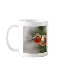 Männlichen Allens Kolibri-Tasse