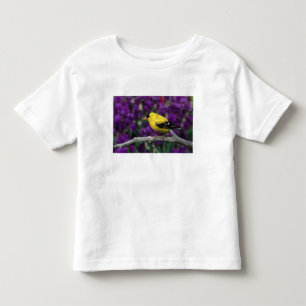 Männlicher Amerikanischer Goldfink im Sommerkleid, Kleinkind T-shirt