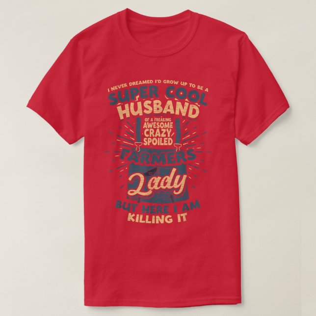 Männlicher Bauer T-Shirt (Design vorne)
